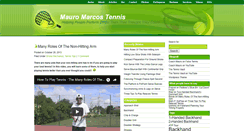 Desktop Screenshot of mauromarcostennis.com